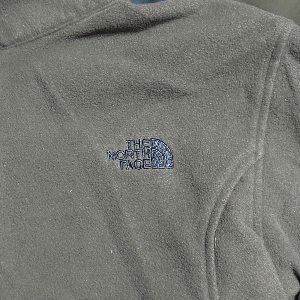 The North Face HyVent Jacket Boys XL 18/20 Blue Grey Hooded Fleece Lined TB5M - Picture 11 of 14